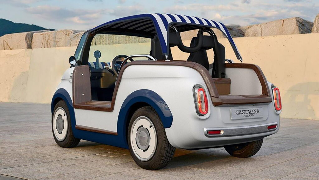  Fiat Topolino Turned Into An Adorable Beach Car By Castagna Milano