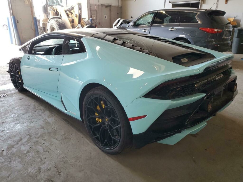  Will Someone Save This Baby Blue Lamborghini Huracan Evo?