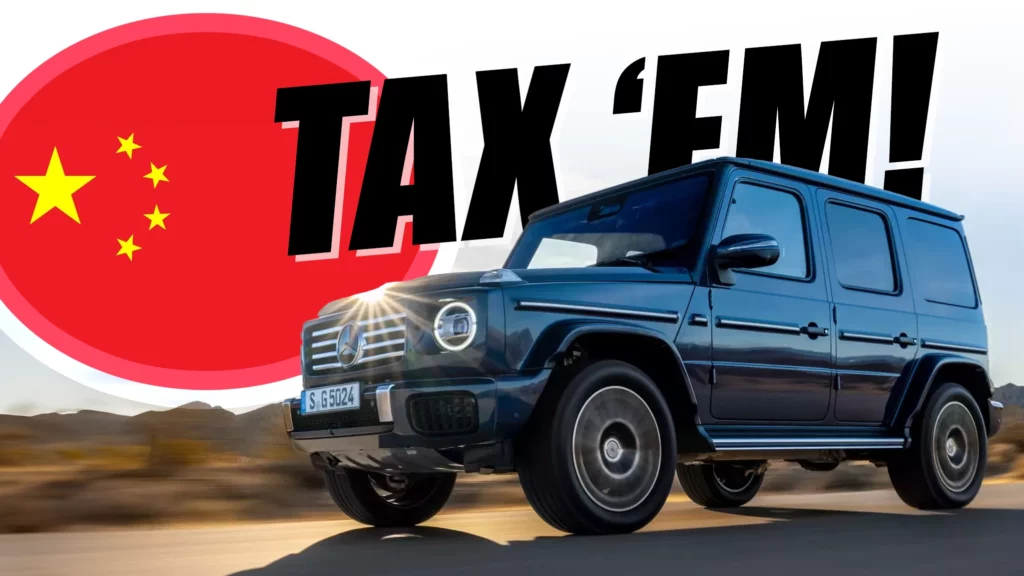  Chinese Automakers Call For 25% Tariffs On Imported Euro Cars With Big Engines