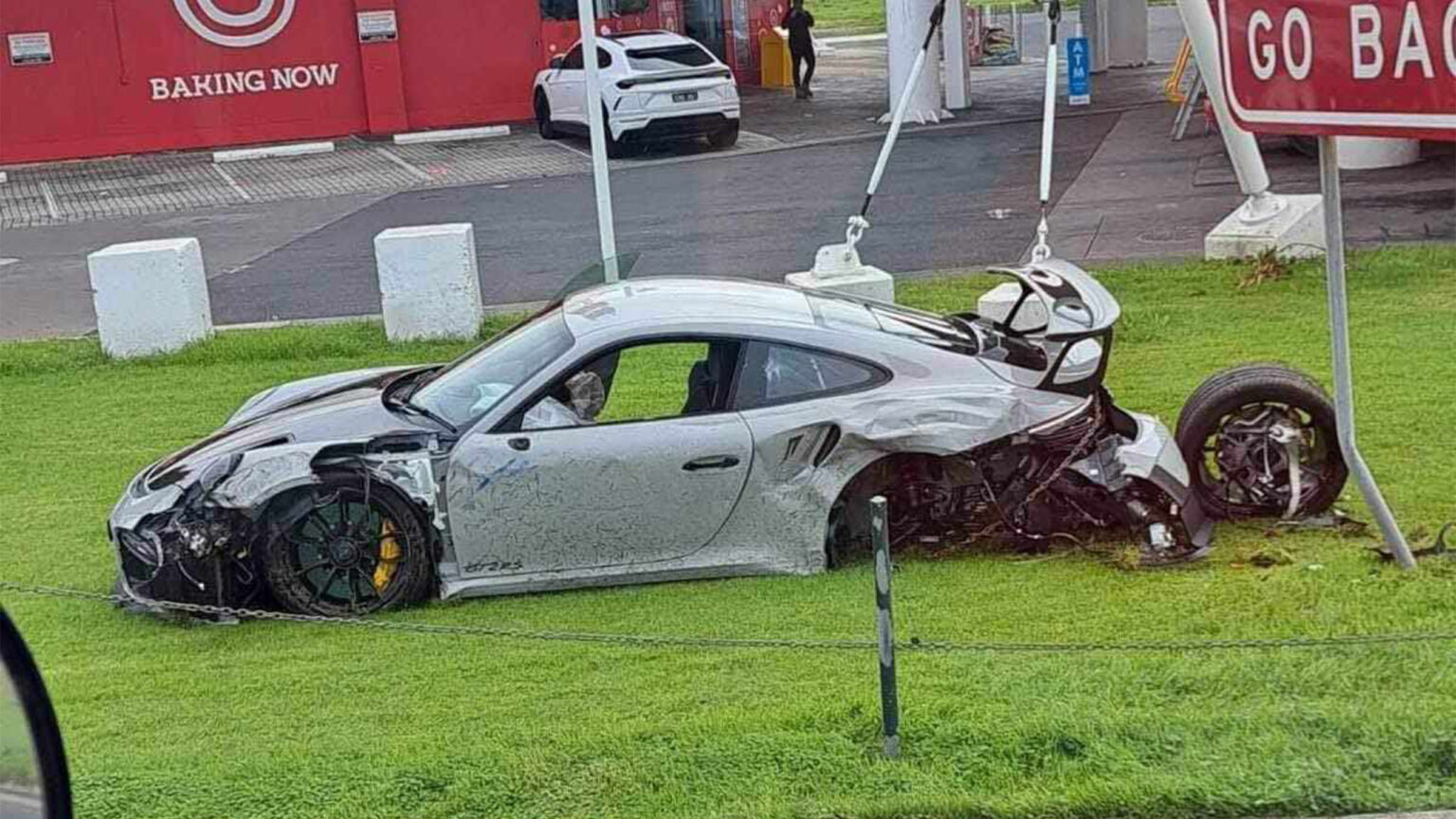 Porsche 911 GT2 RS Crashes Into Truck After Reckless Maneuver | Carscoops