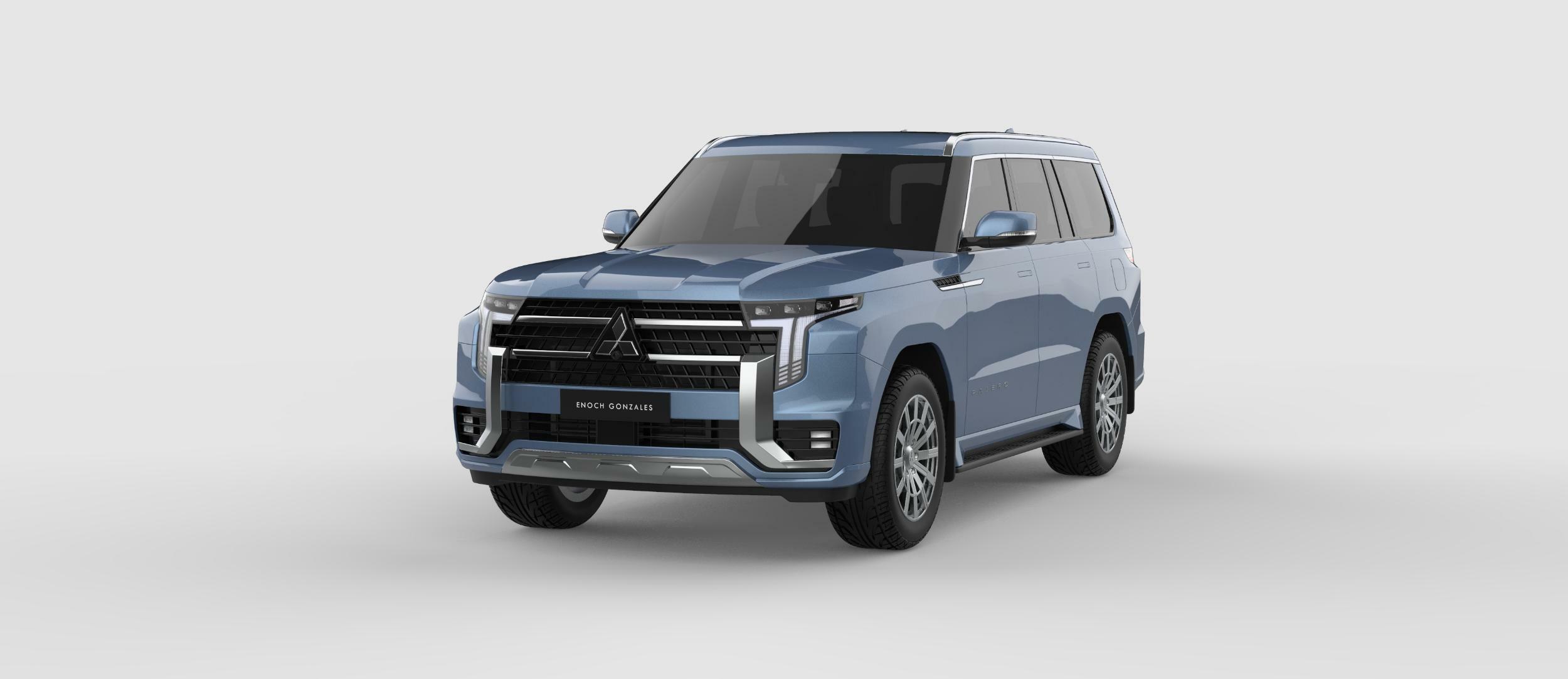 Next-Gen Mitsubishi Pajero Envisioned With Modern Boxy Looks And