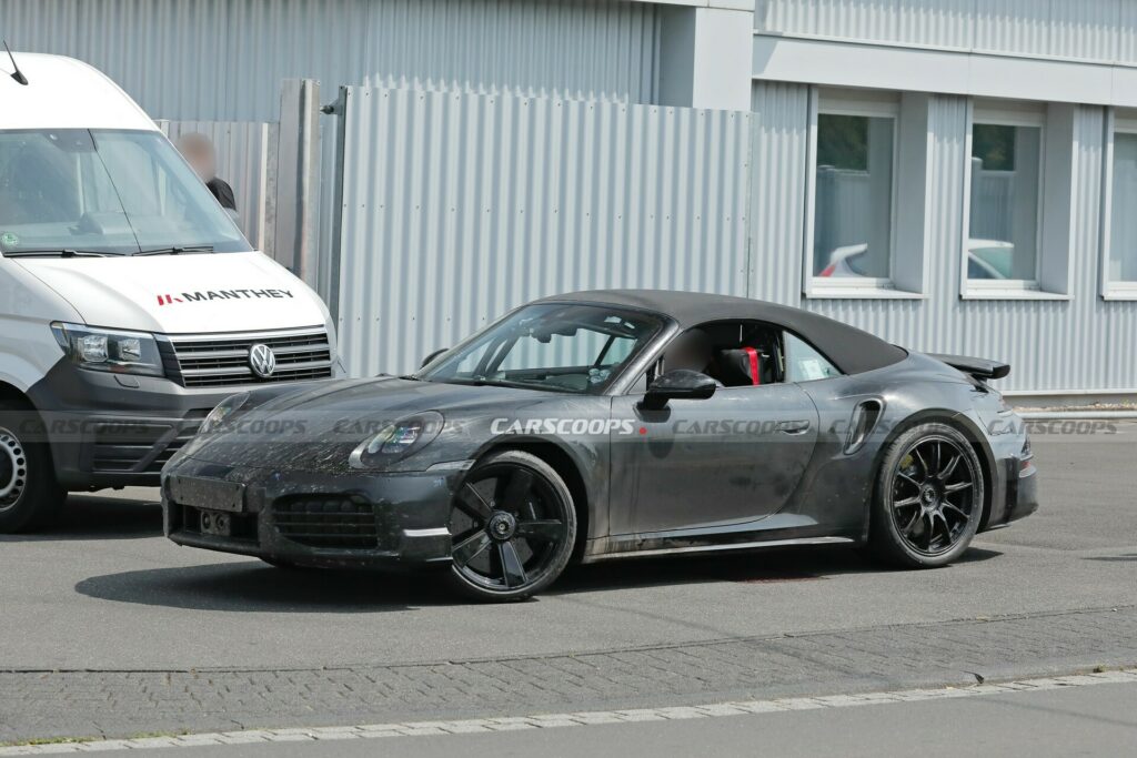  2026 Porsche 911 Turbo S Cabriolet Could Be A Nearly 700 HP Hybrid Illustration 
