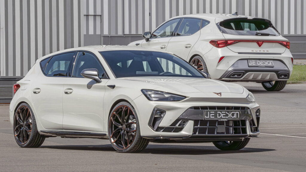  Facelifted Cupra Leon Looks More Aggressive Thanks To JE Design