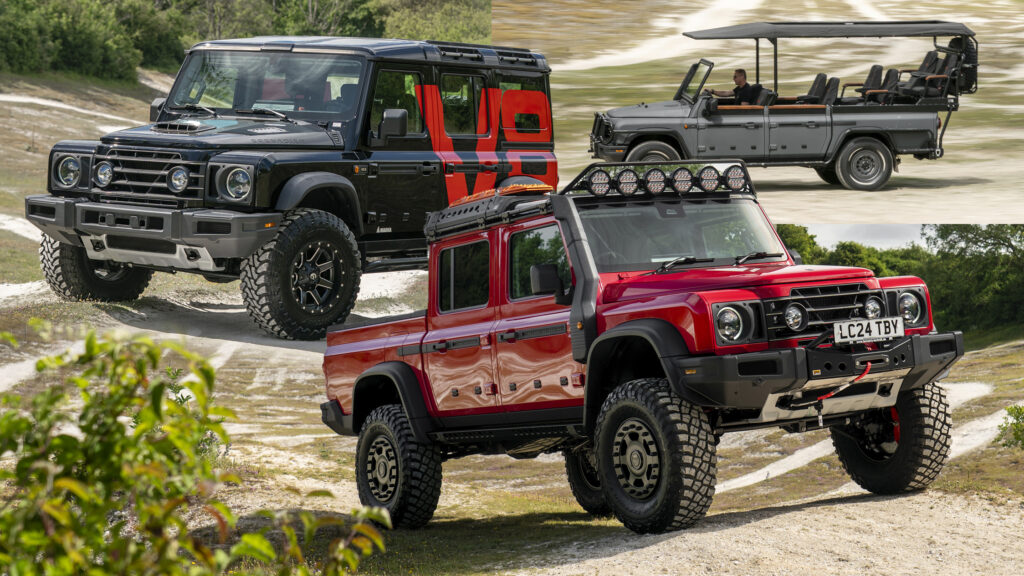 Ineos Shows Grenadier Concepts With Portal Axles And GM V8