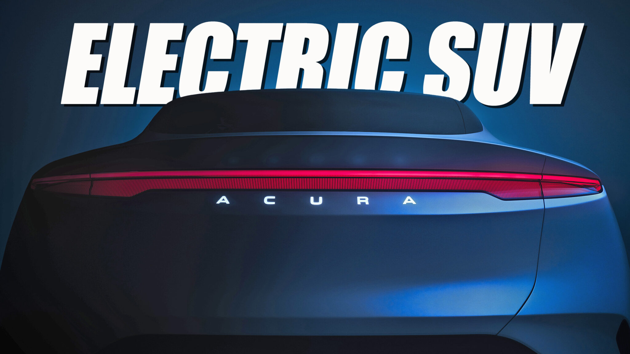 Acura Teases New 2025 Electric Coupe-SUV With Concept | Carscoops