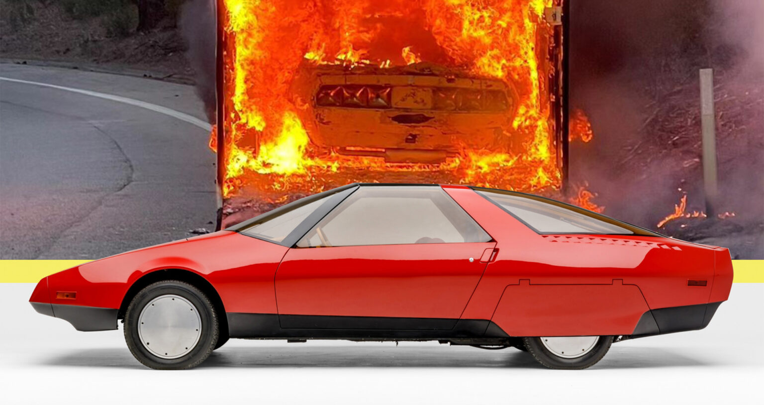 Prober One Auto Iconic Ford Probe I Ghia Concept Burned After Leaving Pebble Beach ...