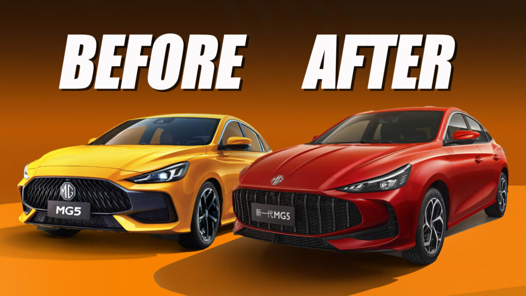 Facelifted MG5 Gets Rid Of The “Mustache” Grille
