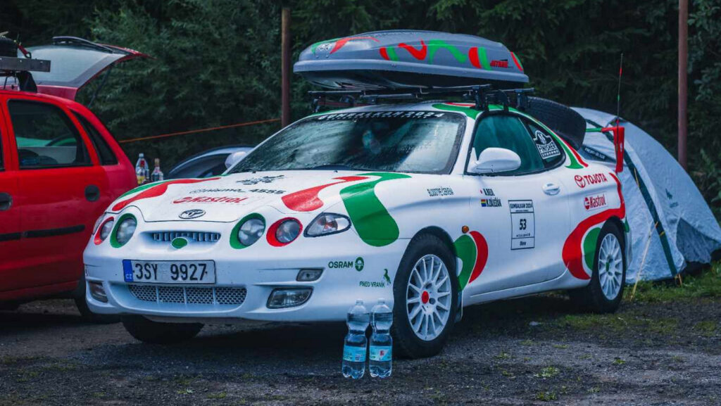 Hyundai Tiburon Turned Into A Toyota Celica WRC Impersonator With Cheap ...
