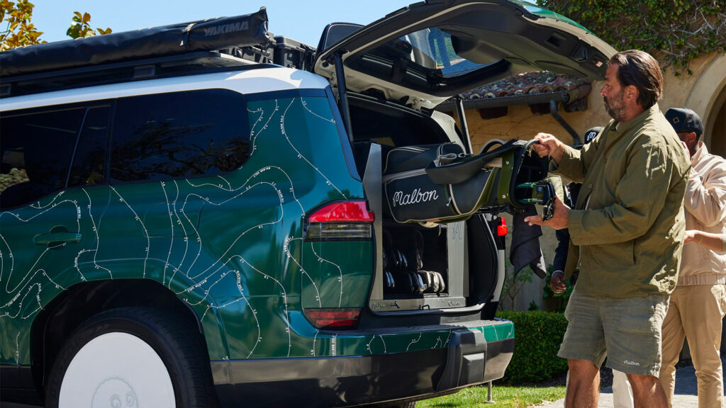  Need A Ride For Your Golf Foursome? Special Lexus GX 550 Carries Clubs And Egos