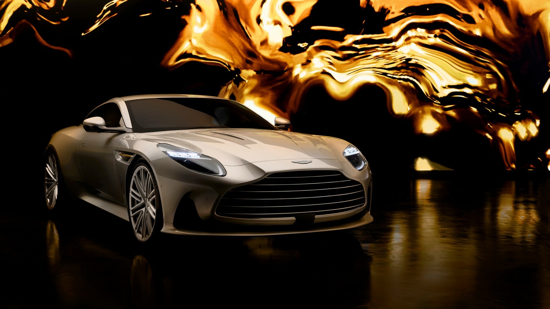 Martin Racing Gold Aston Martin DB12 Goldfinger Combines Classic Looks With 18k Gold ...