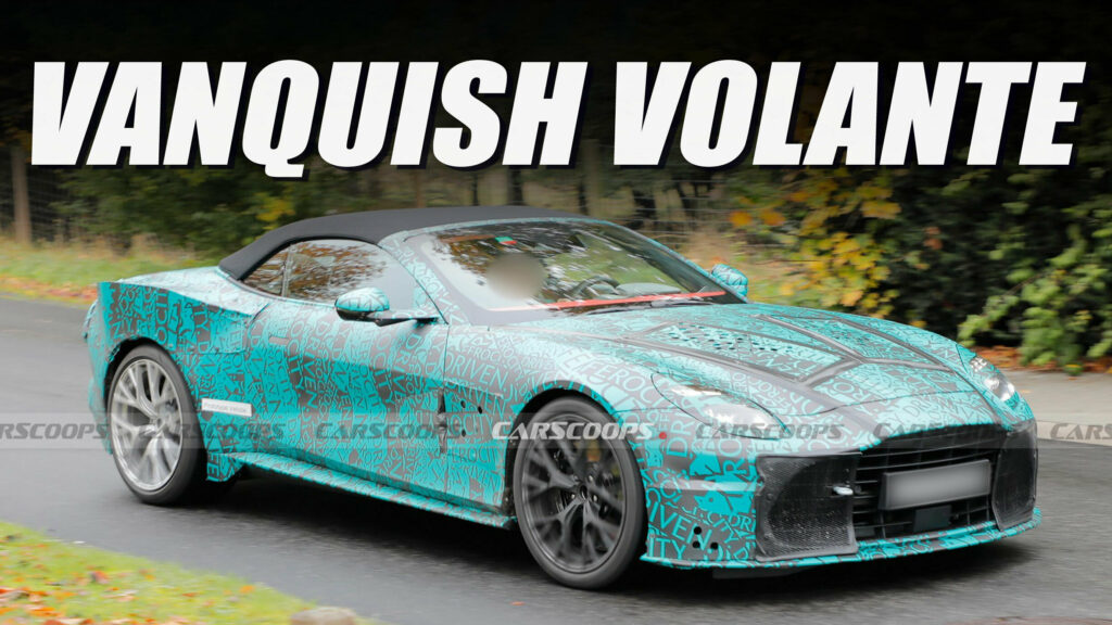  Aston Martin Vanquish Volante Will Let You Hear The 824 HP V12 With Ease