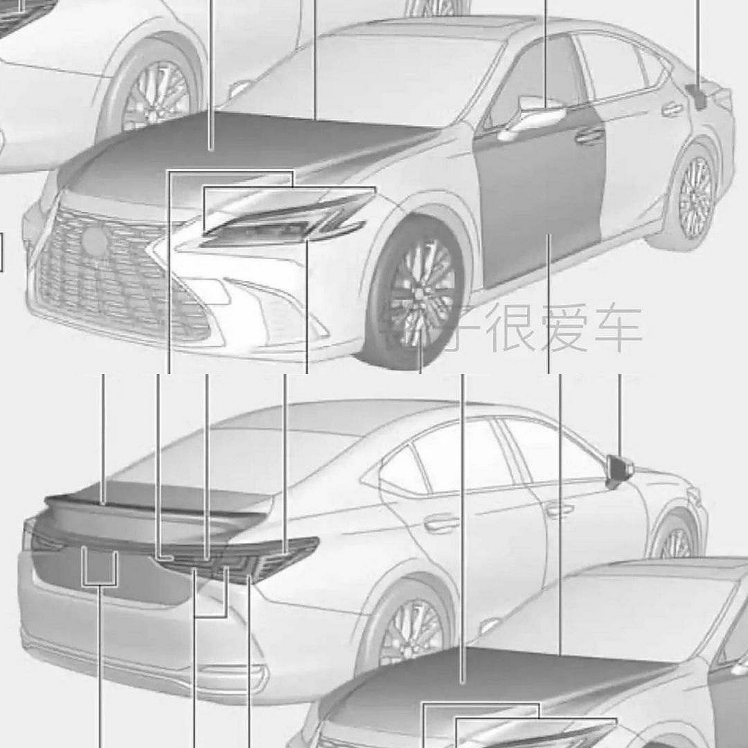 Leaked 2026 Lexus ES Manual Reveals Design Tweaks And A Bigger Screen
