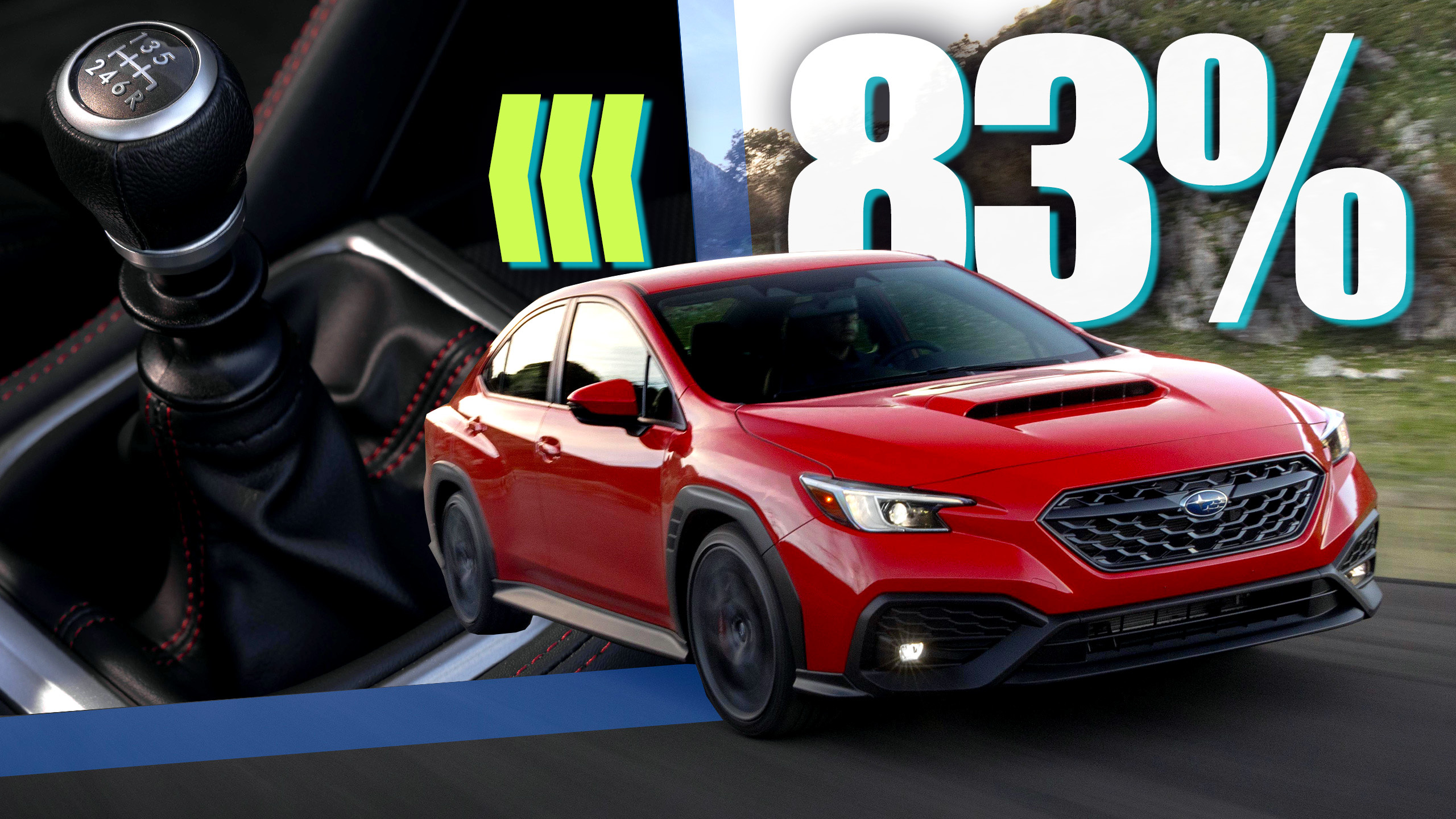 More Subaru WRX Buyers Opt For A Manual Than Porsche GT3 Drivers