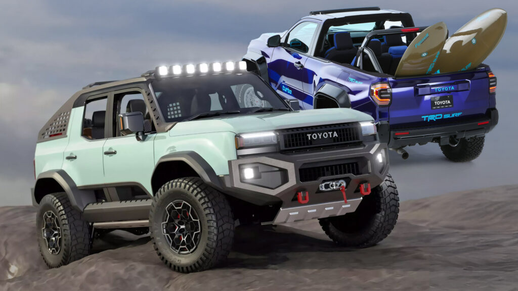  Toyota Made A New Land Cruiser Pickup And A 2-Door 2025 4Runner For SEMA (Updated)