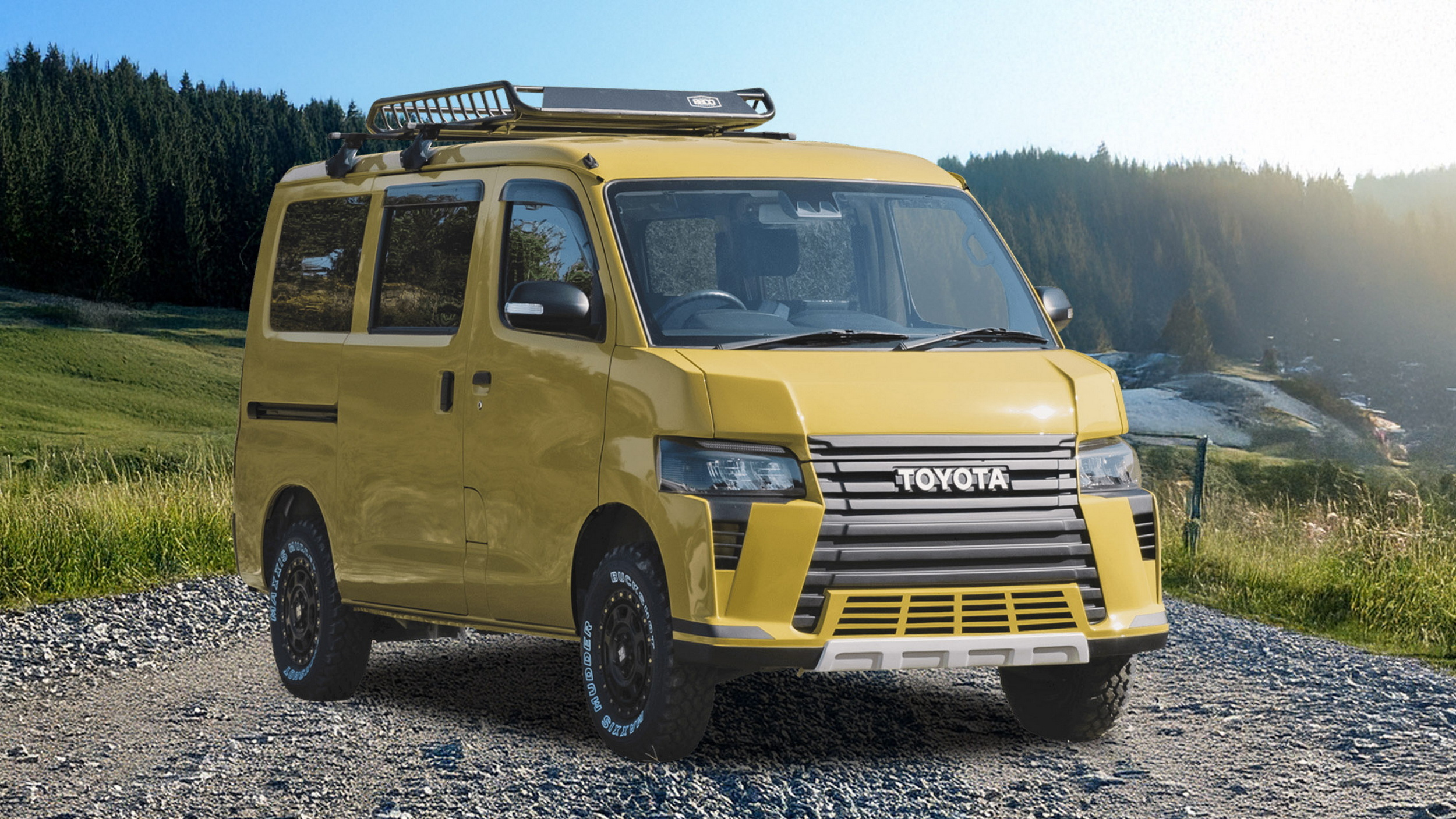 Toyota Town Ace Transforms Into Tiny Off-Roader With Lexus GX Swagger ...