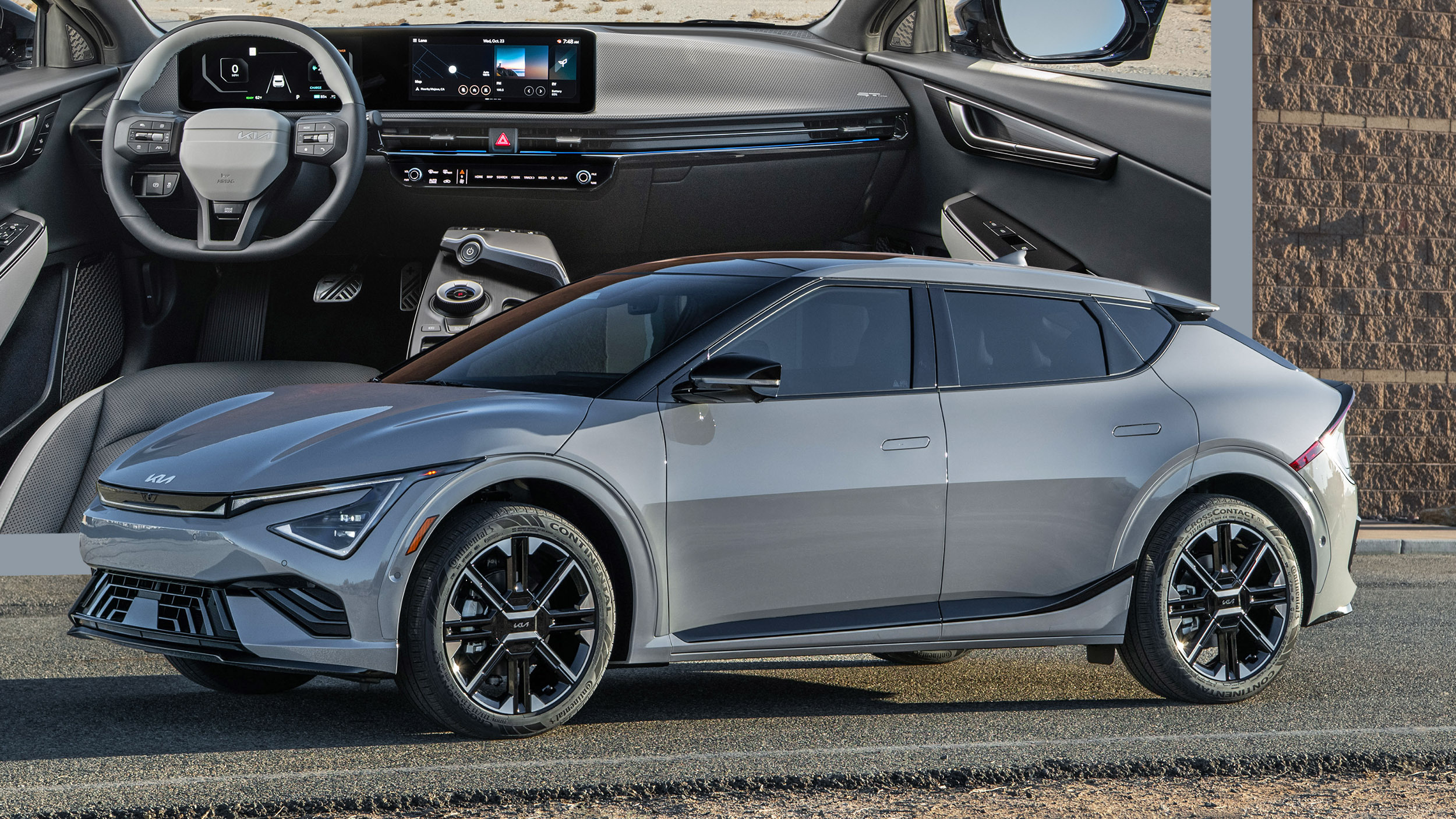 Kia's Updated 2025 EV6 Adds Range, Tech, And A Fake Gearbox For GT