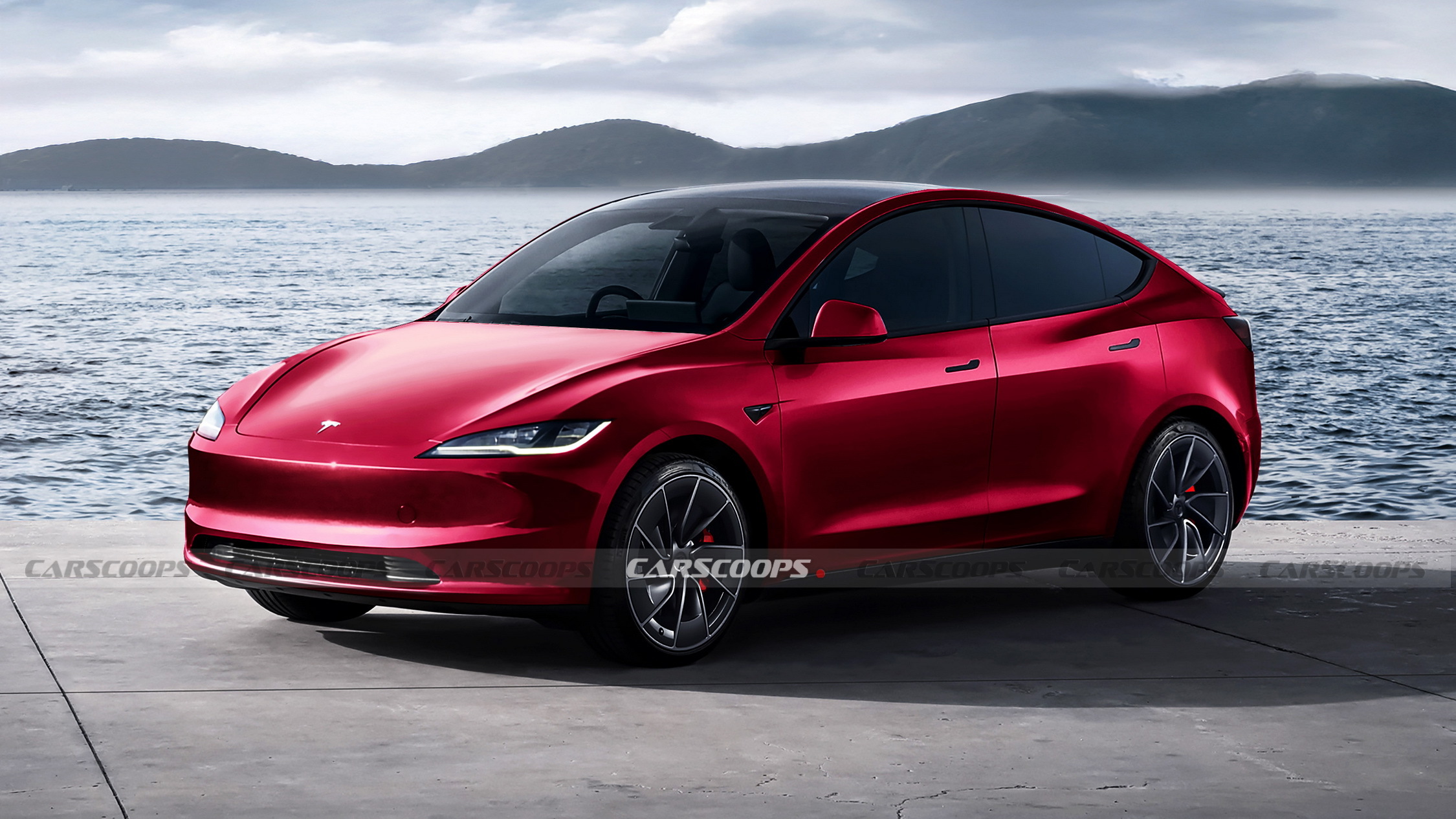 2025 Tesla Model Y Juniper Carscoops 1 (2)