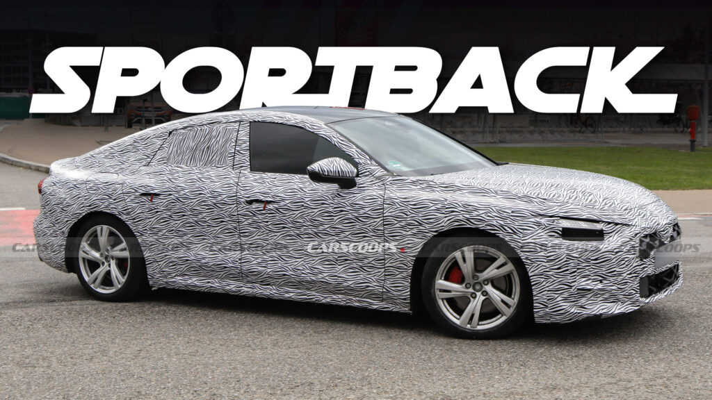  Mystery Audi Prototype Hints At New A5 Sportback Body Style