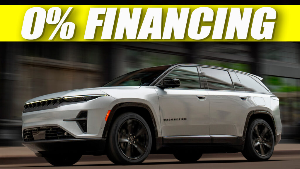  Jeep Wagoneer S EV Already Available With 0% APR For 72 Months