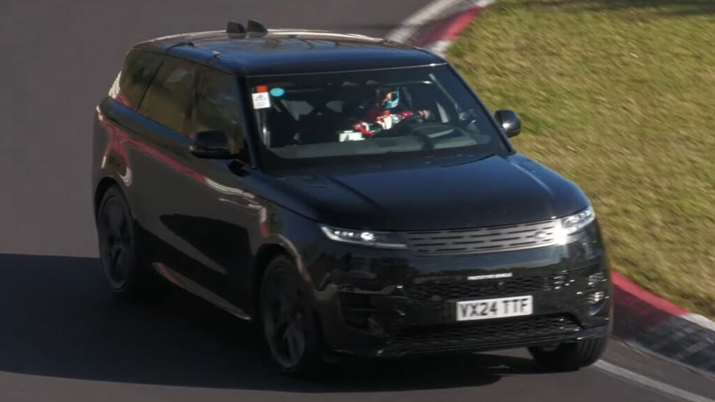  Electric Range Rover Sport Takes To The ‘Ring With Familiar Design