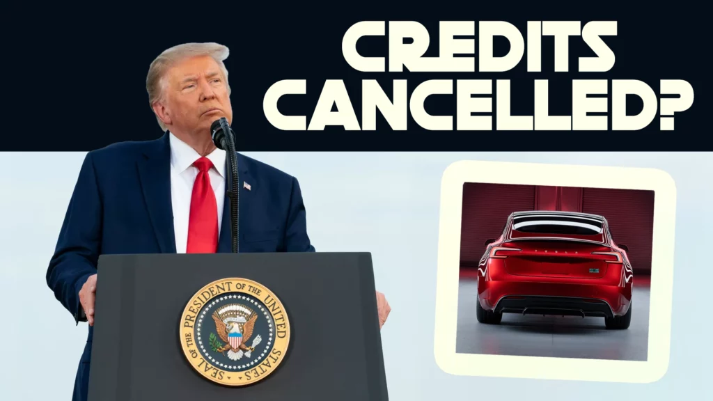 Trump Reportedly Wants To Kill $7,500 EV Tax Credit, And Tesla Might Be Cool With It