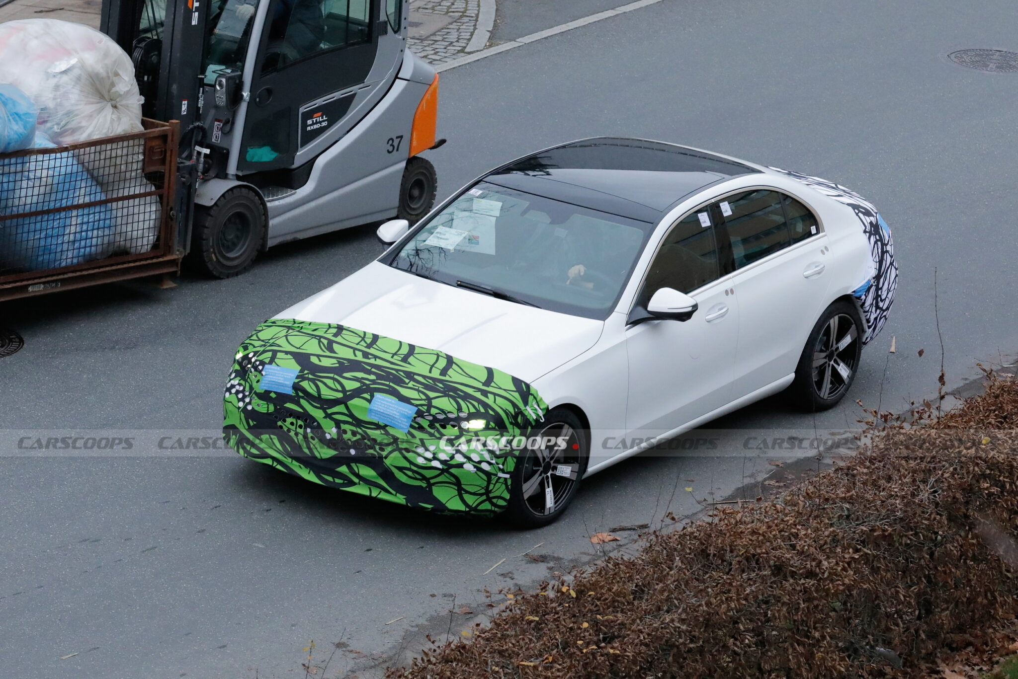 2026 Mercedes C Class Keeps Gas Power Alive With A Facelift Carscoops 2026 Mercedes Benz C Class Scoop 8 2048x1367 