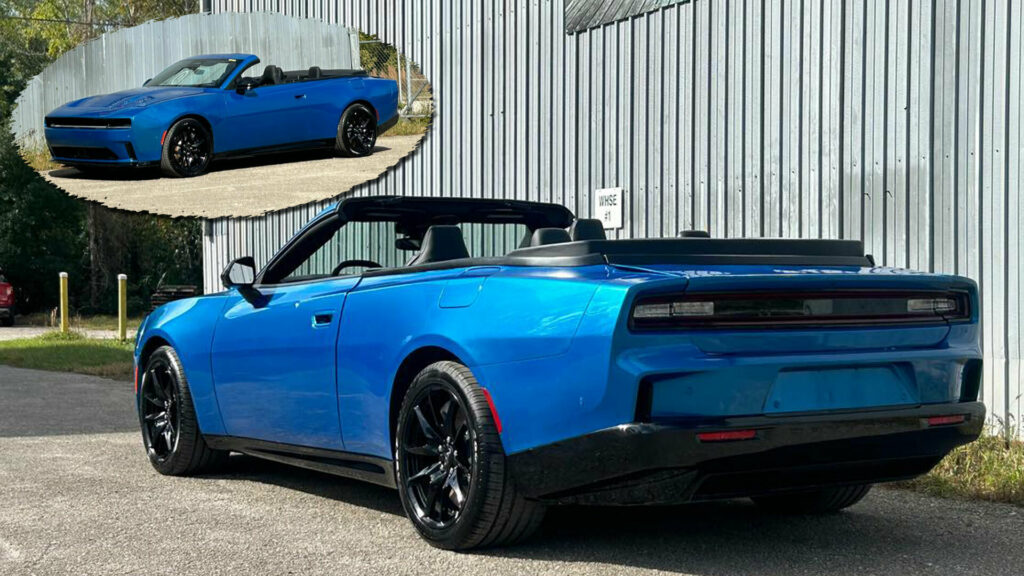  Dodge Charger Daytona Convertible Is A True Electric Hair Dryer