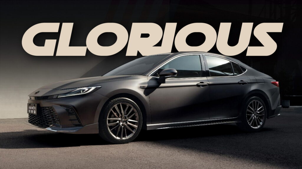  Toyota Camry Glorious Edition (Yes, Really) Is A Chinese Special With Sporty Looks And Velvet Trim