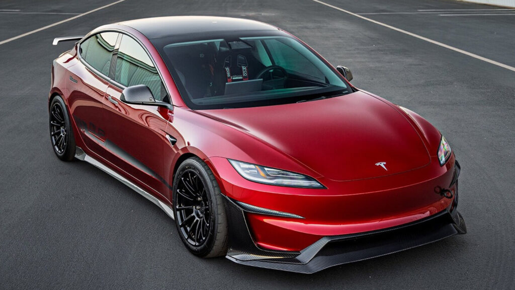 Unplugged’s Tesla Model 3 Performance Package Includes $20,000 Carbon Wheels