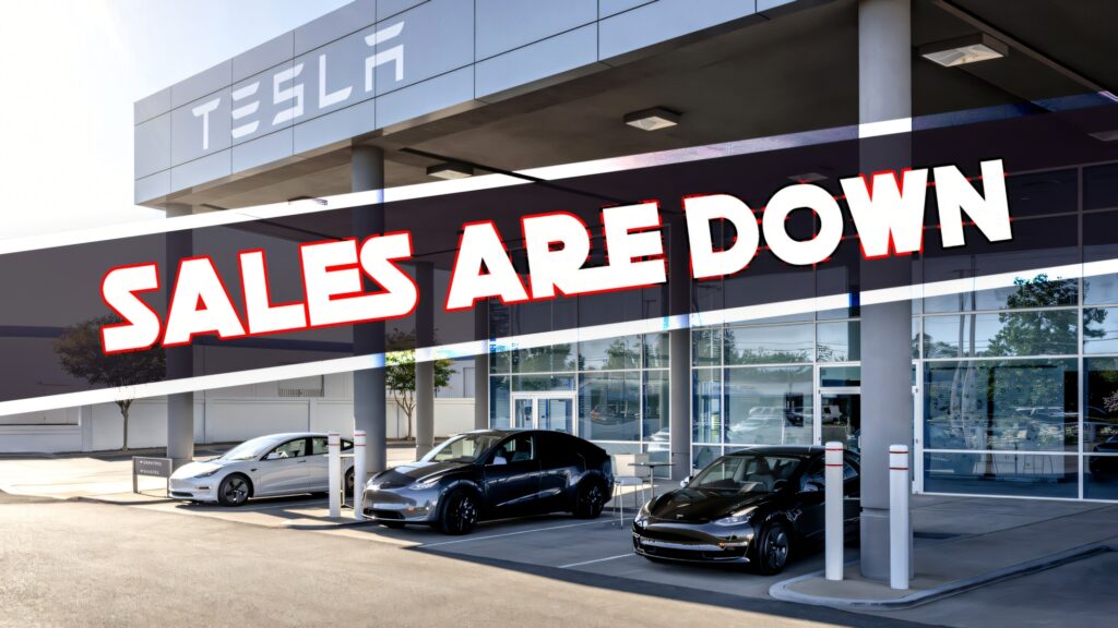 Tesla’s Global Sales Fall For The First Time In Over A Decade