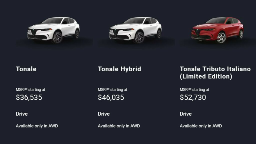  Alfa Romeo Introduces Entry-Level Tonale For Under $37k