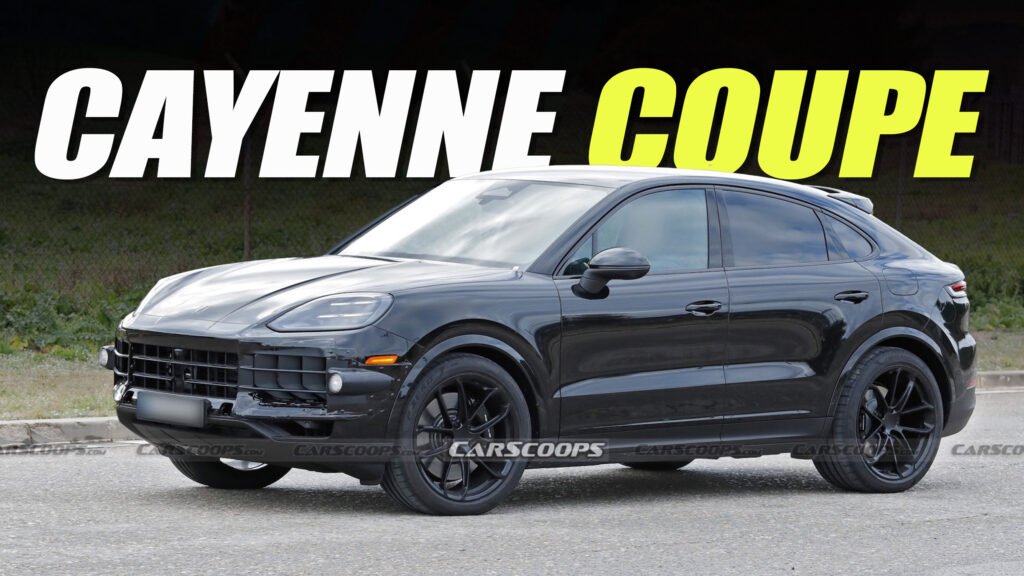  Porsche’s ICE-Powered Cayenne Coupe Is Getting A Second Facelift