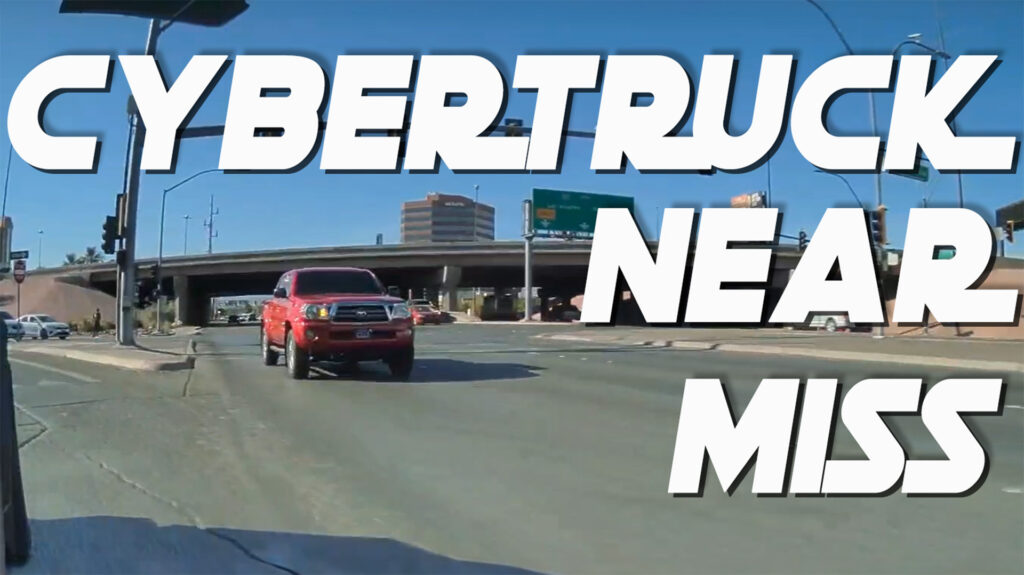 Cybertruck FSD Near Miss Has Tesla Fans Attacking Each Other