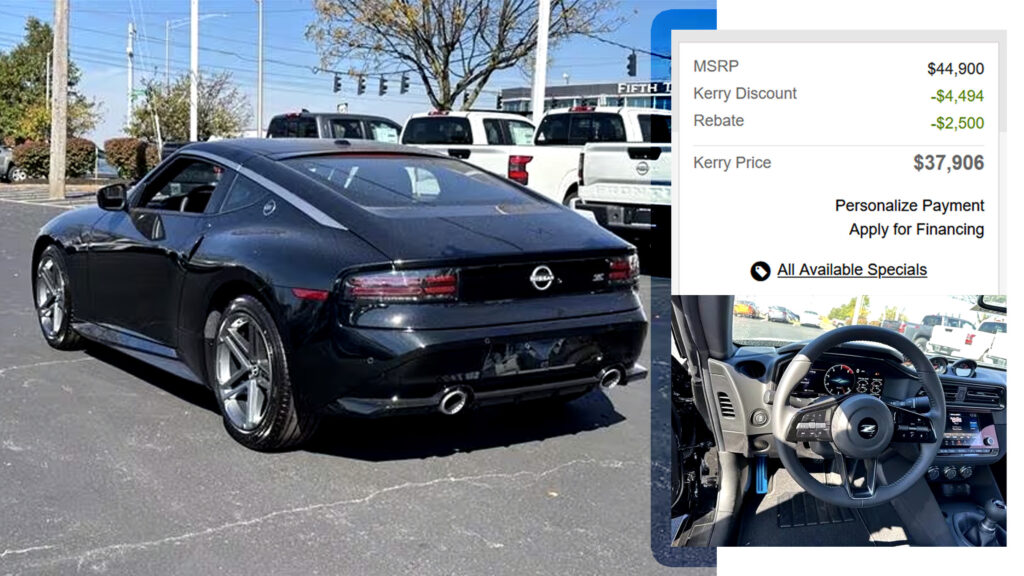  You Can Now Easily Snag A Nissan Z In The High $30s, $5K Under MSRP
