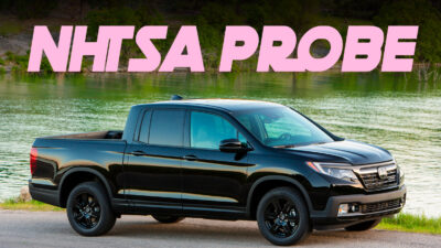 NHTSA Investigating 130,000 Honda Ridgelines For Rear-View Camera