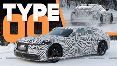 Electric 2027 Jaguar Type 00 Sedan Caught Testing In First Real