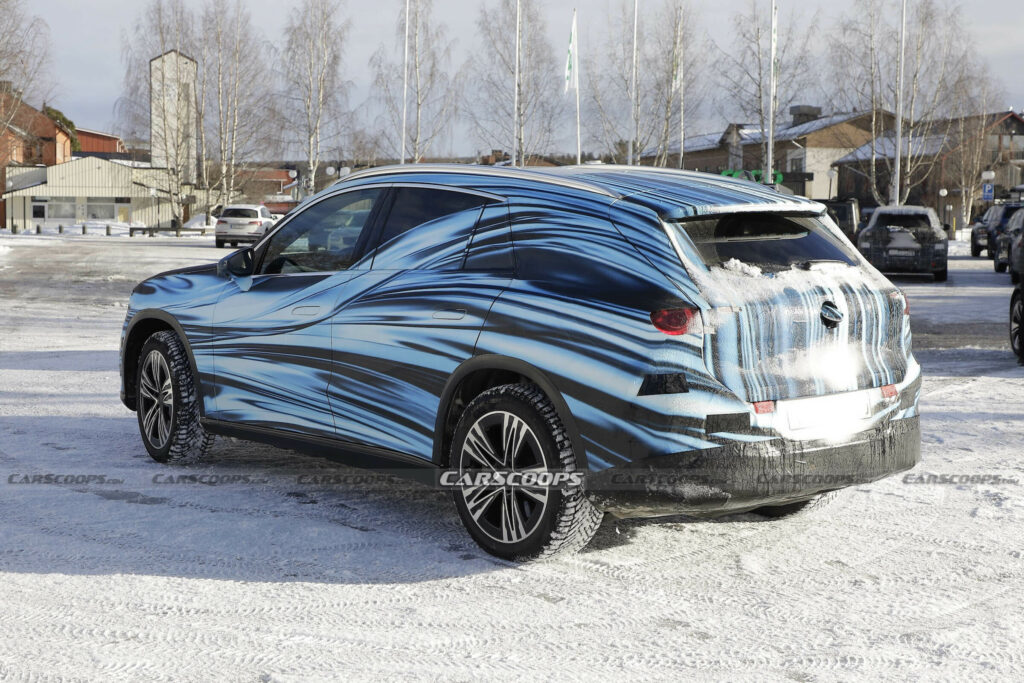  2027 Mercedes GLC EV Strips Away Bulky Disguise, Dons Stylish New Slimline Camo Suit