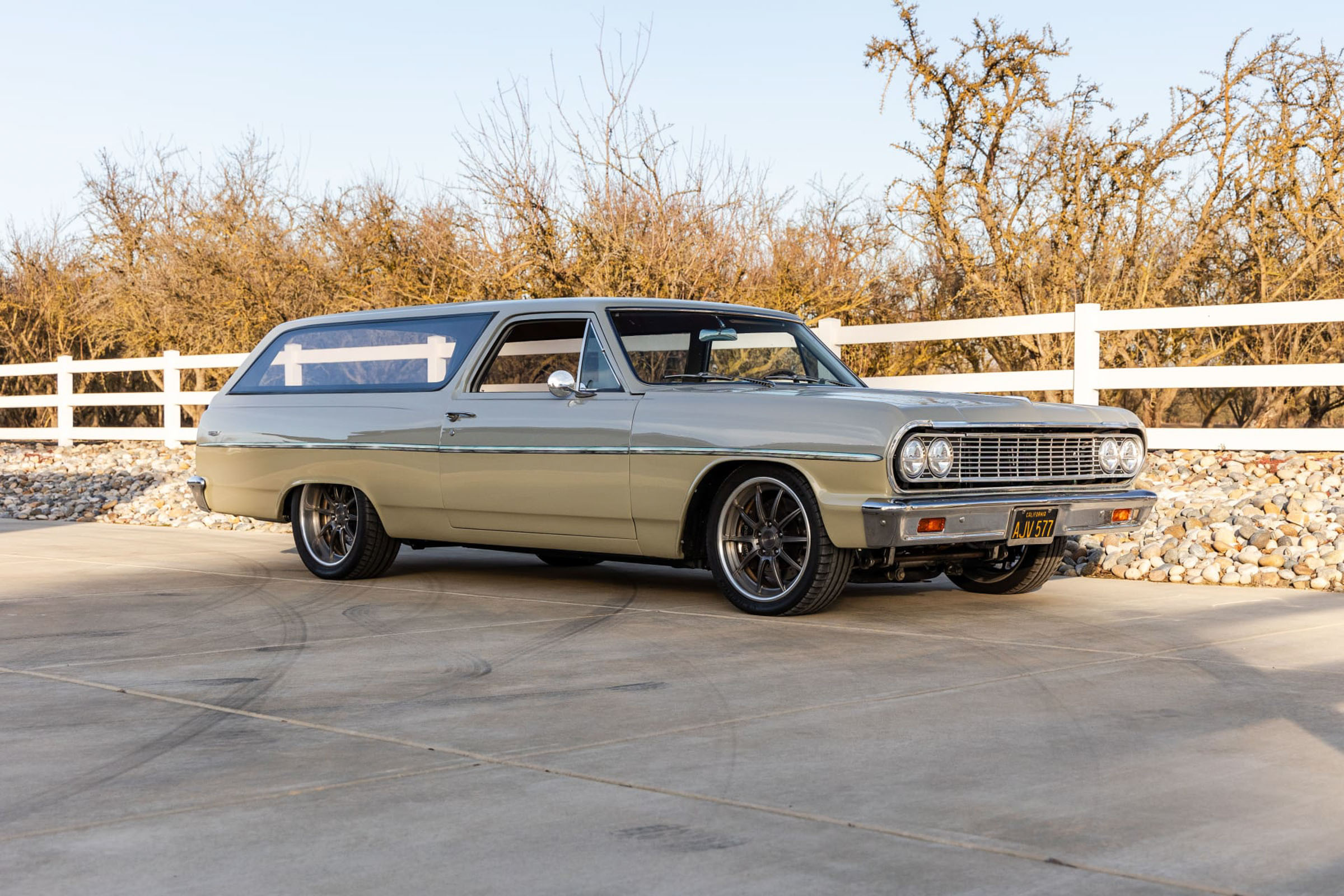 This 2-Door Chevelle Wagon Is Like A Corvette Restomod For The