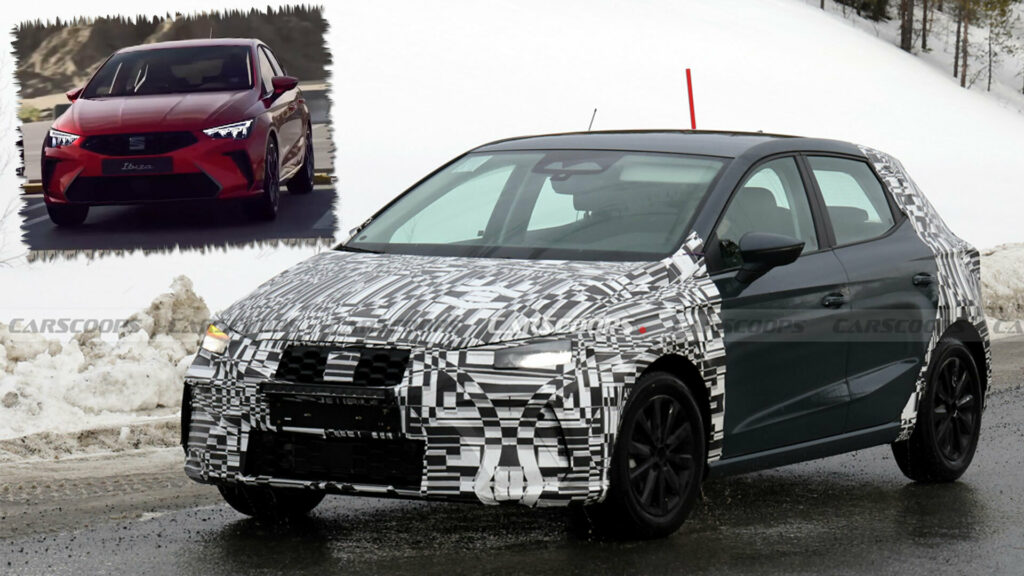  2026 Seat Ibiza Starts Testing An Aggressive Makeover