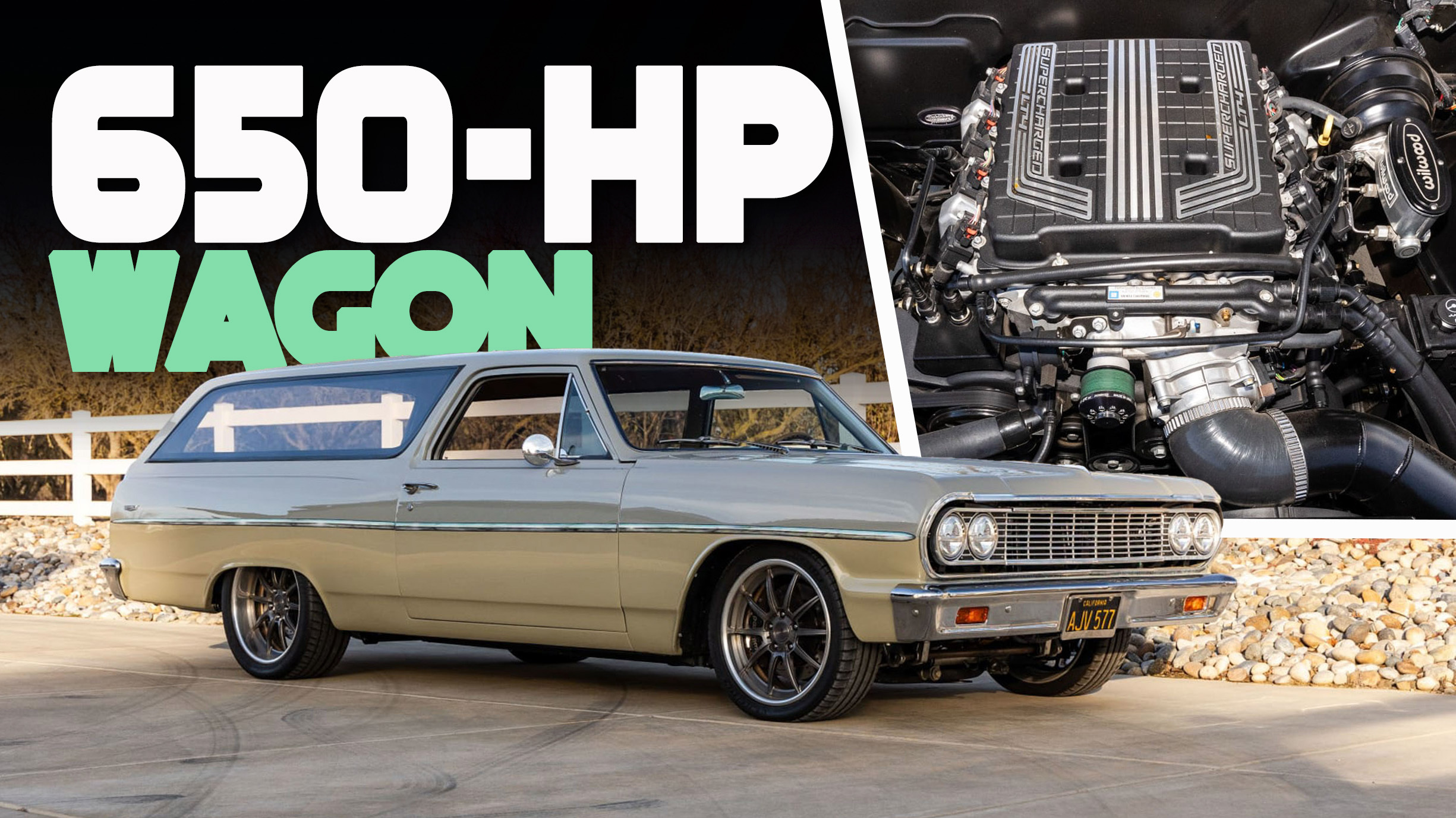 This 2-Door Chevelle Wagon Is Like A Corvette Restomod For The