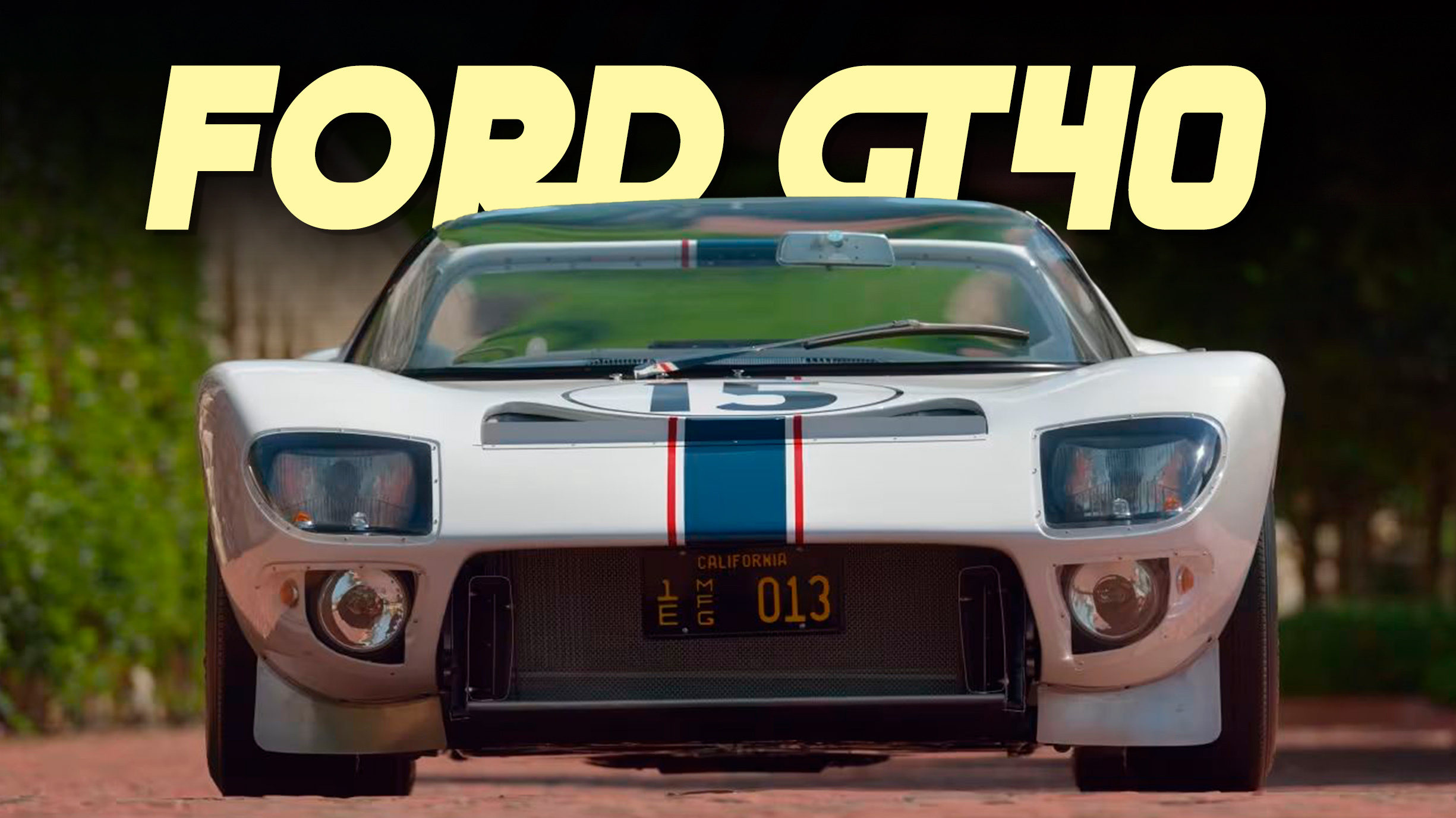 Ford GT40 Roadster Prototype Attempts To Break Auction Records