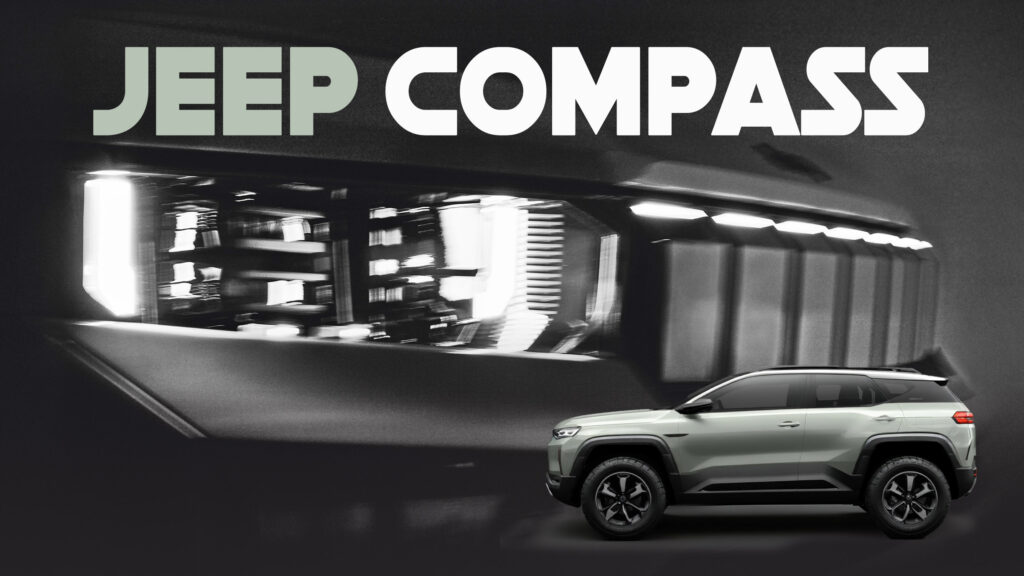 New Jeep Compass Shows Its LED Lights, Will Debut This Spring