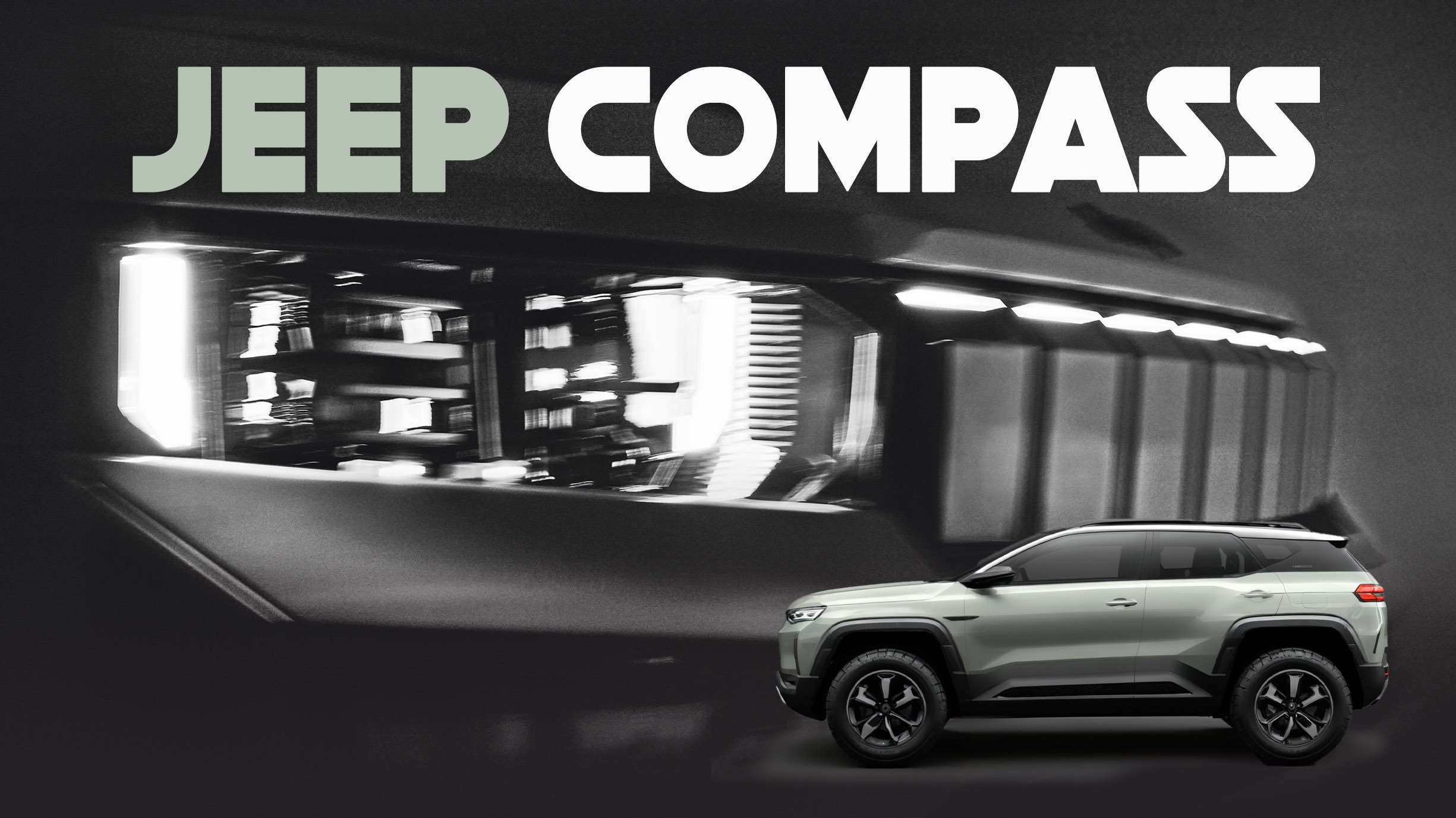 New Jeep Compass Shows Its LED Lights, Will Debut This Spring