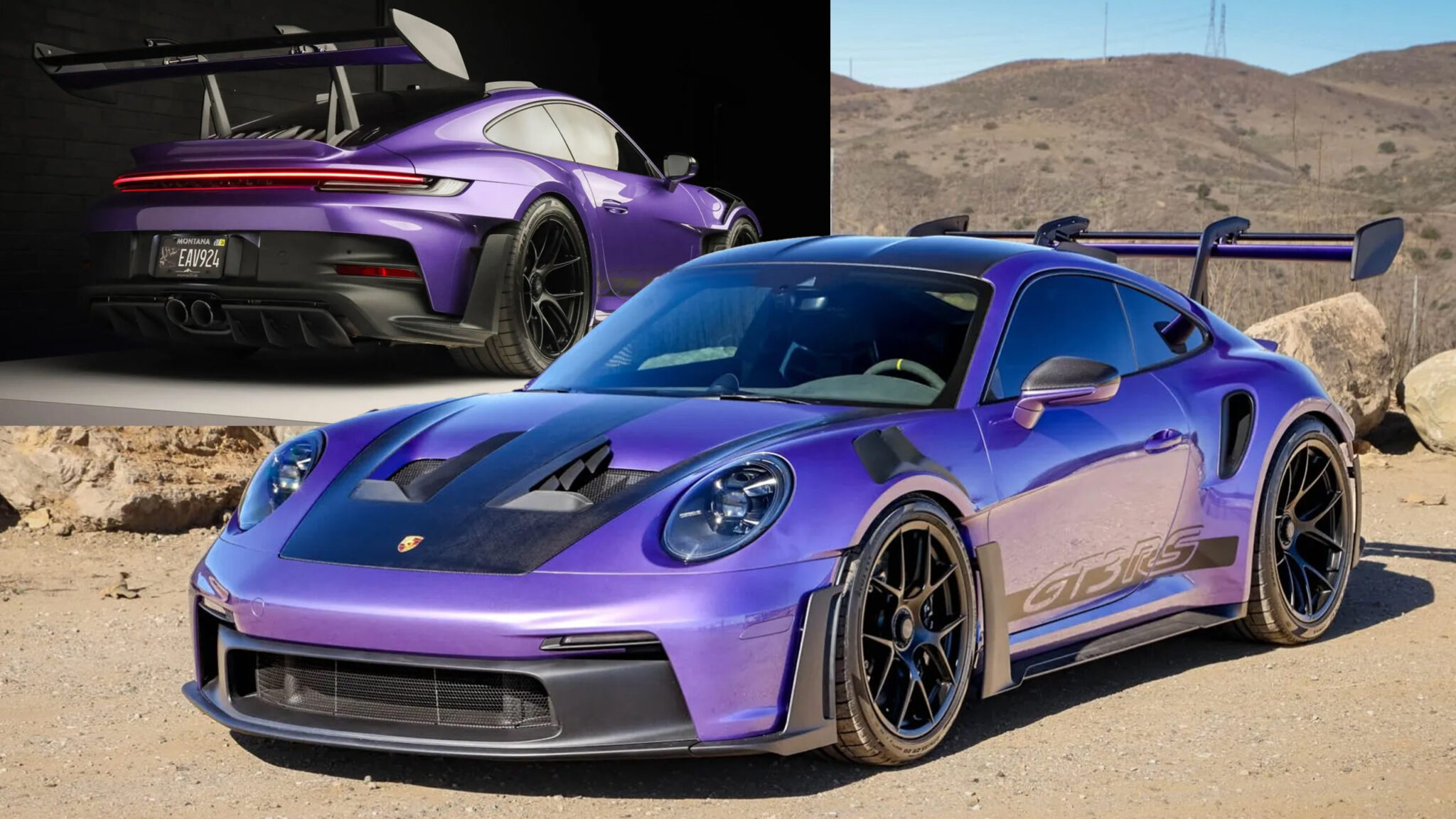 Viola Purple Porsche 911 GT3 RS Has 90 000 Worth Of Options Carscoops