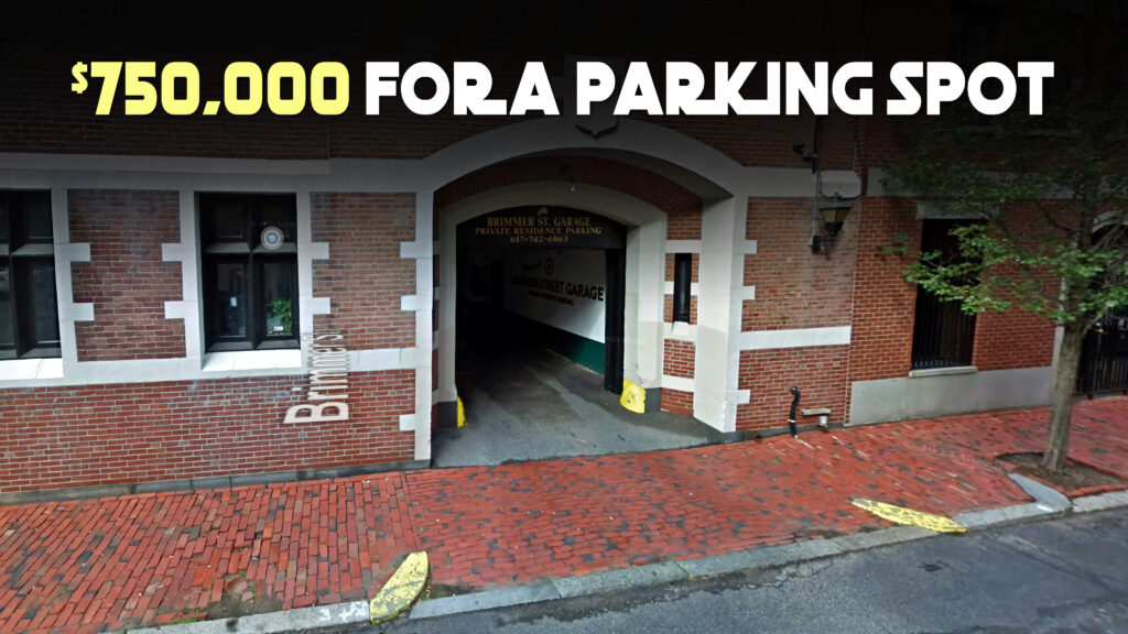 $750K Boston Parking Spot Also Costs $900 Monthly In HOA Fees, Taxes, Yet Still Has Restrictions