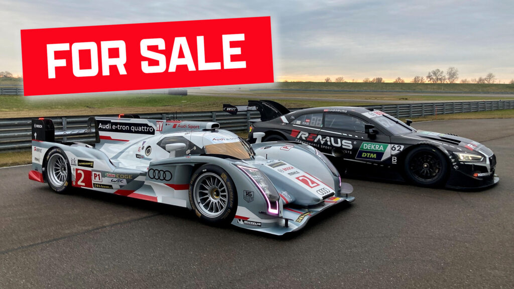  Audi’s Selling Iconic Race Cars Like The R18 And RS5 DTM To The Public