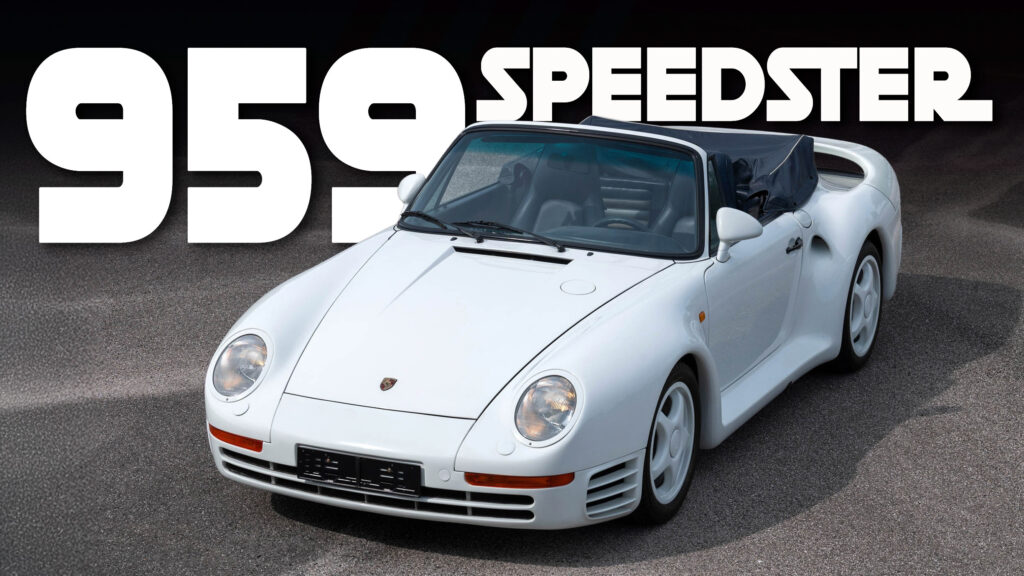  1 Of 1 Porsche 959 Speedster Is A Supercar Unicorn