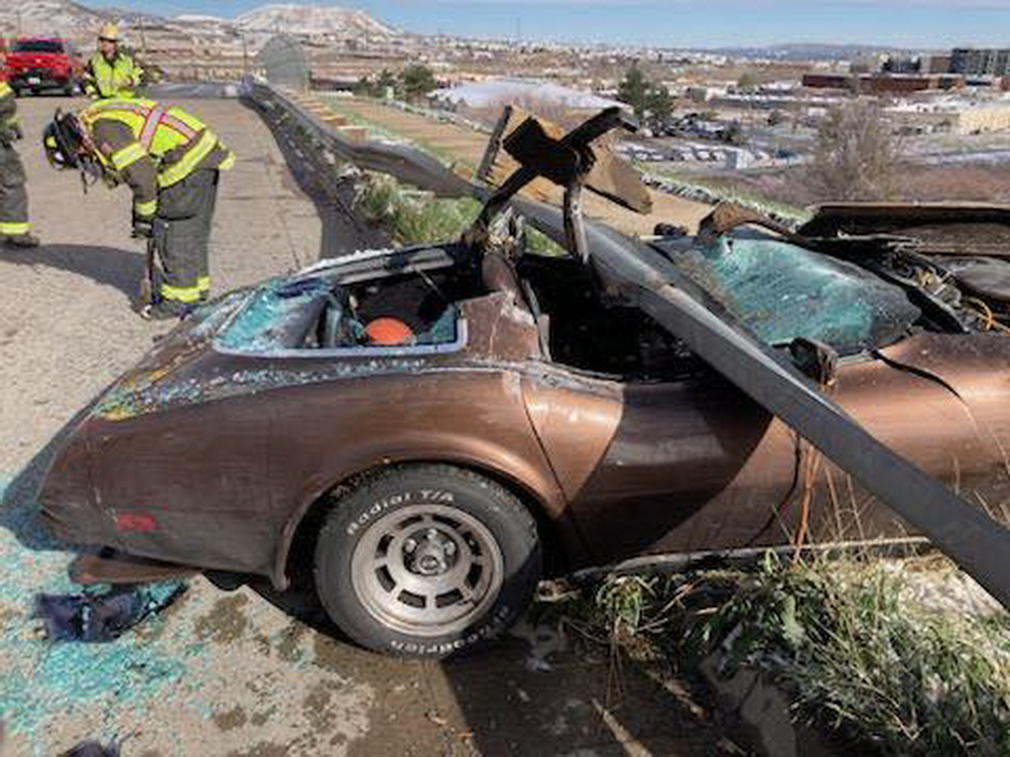 Corvette Driver Survives Crash With His Head Left To Tell The Tale ...