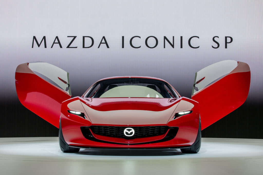 Mazda’s New Sports Car Patents Show Butterfly Doors And No Rotary