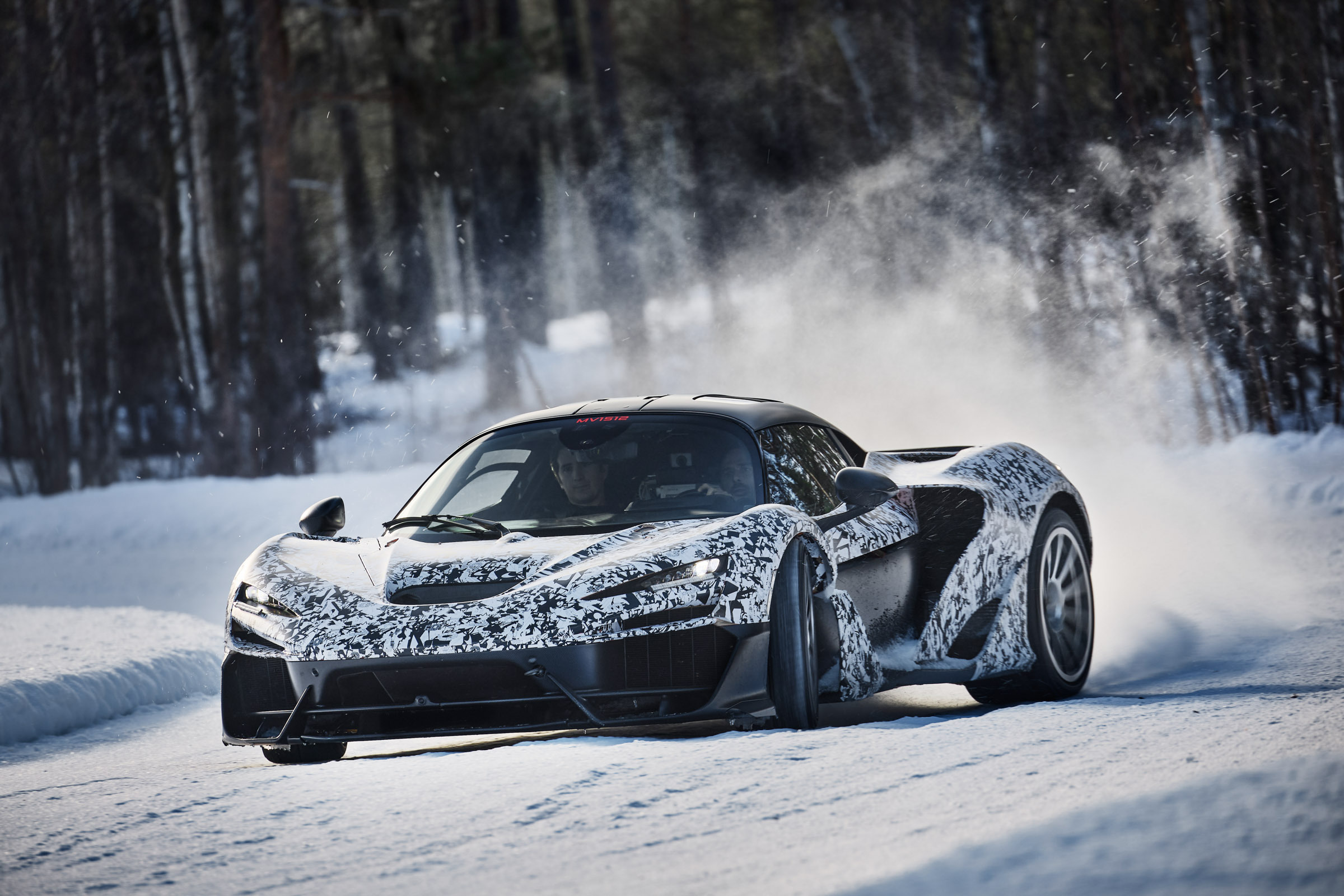 McLaren Shows W1 Testing In The Snow, But Is Aston’s Valhalla Going To Freeze It Out?